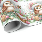 クリスマスフクロールラッピング紙 ラッピングペーパー (ロールコーナー)