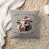 クリスマスフシズファームハウスカントリー素朴 クッション (ブランケット)