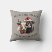 クリスマスフシズファームハウスカントリー素朴 クッション (裏面)