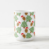 クリスマスフットボール コーヒーマグカップ (中央)