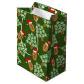 クリスマスフットボール ミディアムペーパーバッグ (裏面アングル)