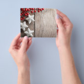 クリスマスフライヤー チラシ (手)