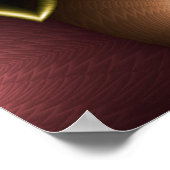 クリスマスフラクタルスパイラル ポスター (角)