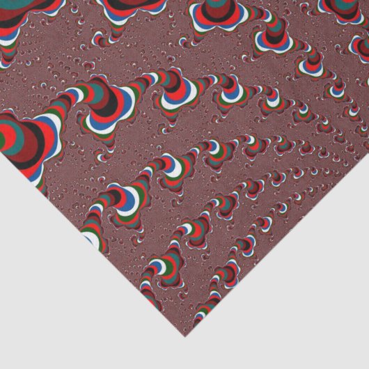 クリスマスフラクタルティッシュペーパー 薄葉紙 (詳細)