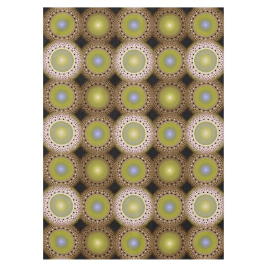 クリスマスフラクタルパターン テーブルクロス (正面)