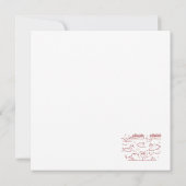 クリスマスフラットの7日目/フォトカード5.25 (裏面)