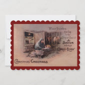 クリスマスフラットカードの恵み シーズンカード (正面)