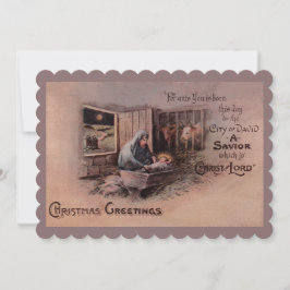 クリスマスフラットカードの恵み シーズンカード