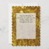 クリスマスフラットカード (裏面)