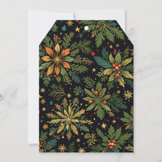 クリスマスフラットカード