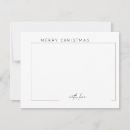 クリスマスフラットカード