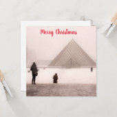 クリスマスフラットグリーティングカード カード (正面/裏面インサイチュ)