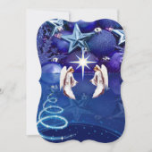 クリスマスフラットグリーティングカード、クリスマスエンジェル カード (正面)