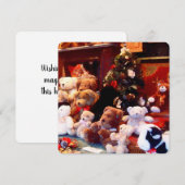 クリスマスフラットホリデーカード シーズンカード (正面/裏面)