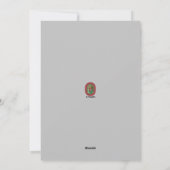 クリスマスフラットホリデーカード シーズンカード (裏面)