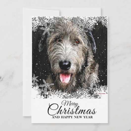 クリスマスフラットホリデーカード シーズンカード (正面)