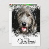 クリスマスフラットホリデーカード シーズンカード (正面/裏面)