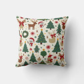 クリスマスフラフィのクッション クッション (裏面)