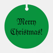 クリスマスフラミンゴオーナメント メタルオーナメント (裏面)