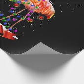 クリスマスフラミンゴクラシックス ラッピングペーパー (角)