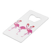 クリスマスフラミンゴス クレジットカード栓抜き (裏面アングル)