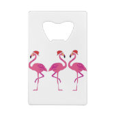 クリスマスフラミンゴス クレジットカード栓抜き (裏面)