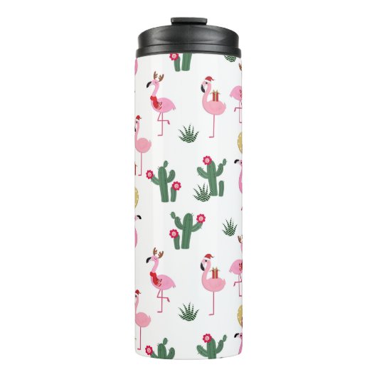 クリスマスフラミンゴパーティー |休日 タンブラー (正面)