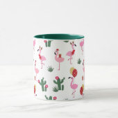 クリスマスフラミンゴパーティー |休日 マグカップ (中央)