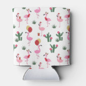 クリスマスフラミンゴパーティー |休日 缶クーラー (裏面)