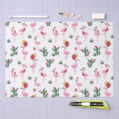 クリスマスフラミンゴパーティー |休日 薄葉紙 (クラフト)