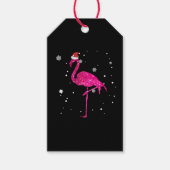 クリスマスフラミンゴ必須 ギフトタグ (正面)