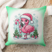 クリスマスフラミンゴ昇華クリップアート クッション (ブランケット)