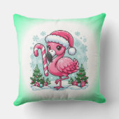 クリスマスフラミンゴ昇華クリップアート クッション (裏面)