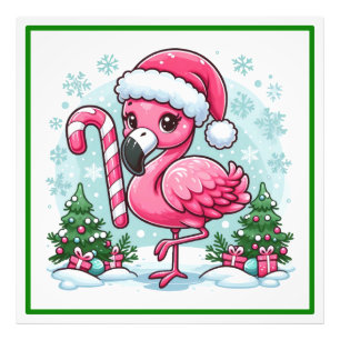 クリスマスフラミンゴ昇華クリップアート–27301 フォトプリント           