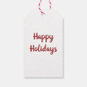 クリスマスフラミンゴ ギフトタグ (裏面)