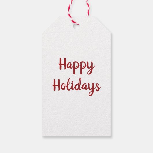 クリスマスフラミンゴ ギフトタグ (裏面)