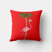 クリスマスフラミンゴ クッション (裏面)