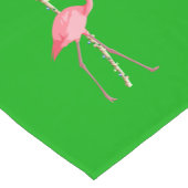 クリスマスフラミンゴ ショートテーブルランナー (コーナー)