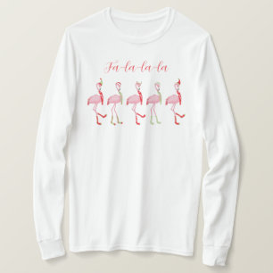 クリスマスフラミンゴ Tシャツ
