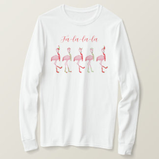 クリスマスフラミンゴ Tシャツ