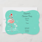 クリスマスフラミンゴ「VIP PASS」の招待ブラケット 招待状 (裏面)