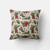 クリスマスフラワークッション クッション (裏面)