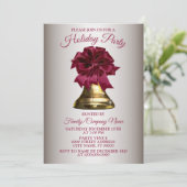 クリスマスフラワーゴールデンベルホリデーズパーティー 招待状 (スタンド正面)