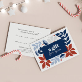 クリスマスフラワーレッドブルーシルバースペシャル