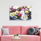 クリスマスフラワー キャンバスプリント (インサイチュ (リビング))