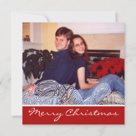 クリスマスフラワー シーズンカード