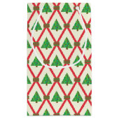 クリスマスフラワー スモールペーパーバッグ (裏面)