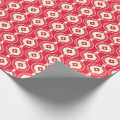 クリスマスフラワー ラッピングペーパー (角)