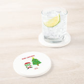 クリスマスフランケンチーズサンドストーンコースター コースター (側面)
