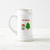 クリスマスフランケンチーズスタインマグ ビールジョッキ (左)